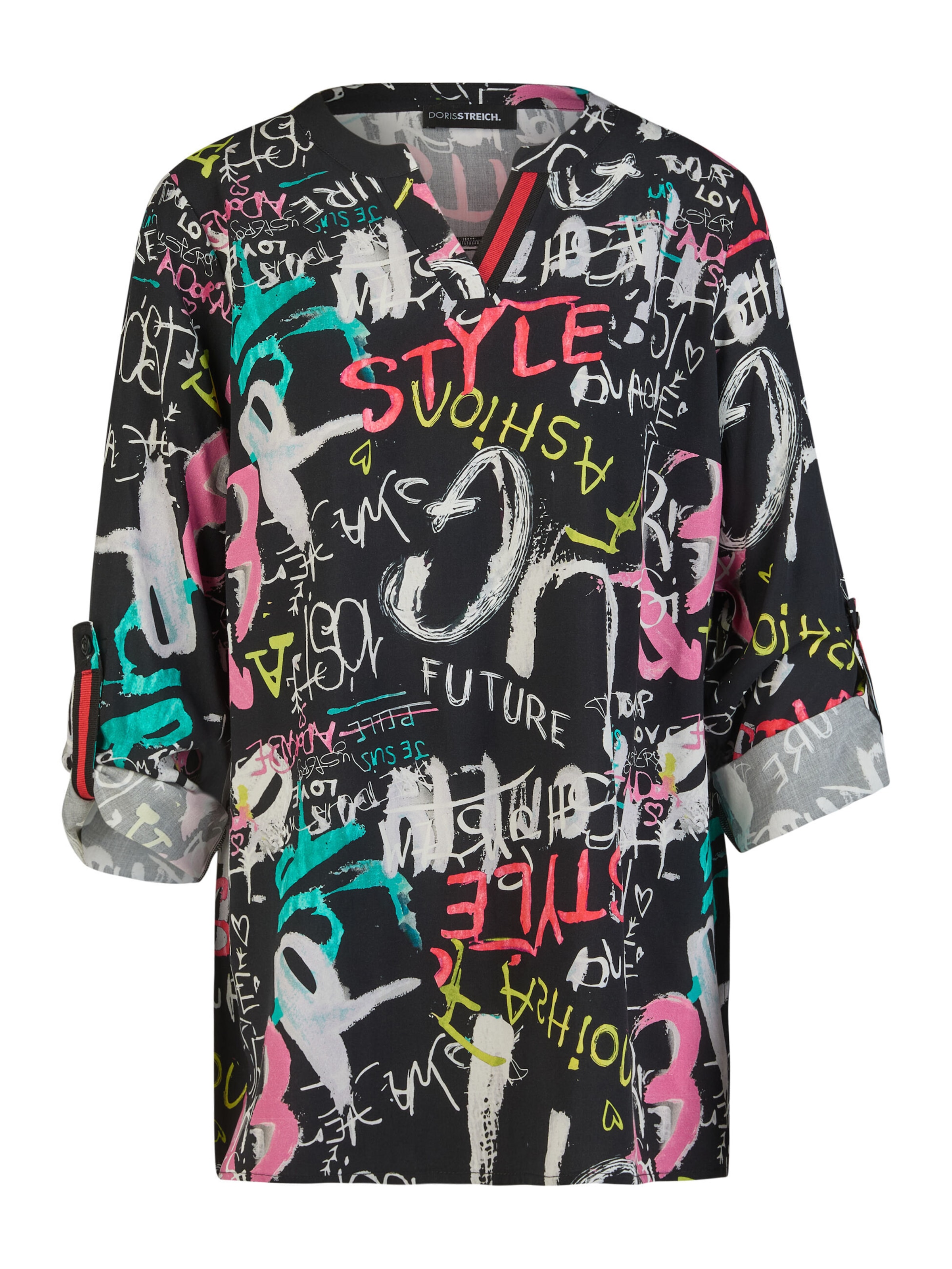 Doris Streich Bluse in Mischfarben: Vorderseite