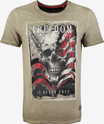 žalia Key Largo Marškinėliai 'KLFreedoom': priekis