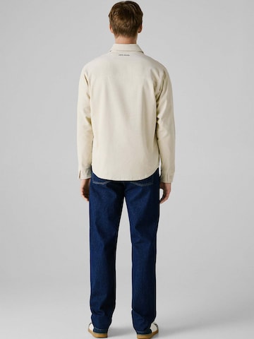 Red Bull Racing x Pepe Jeans Regular fit Button Up Shirt in Beige