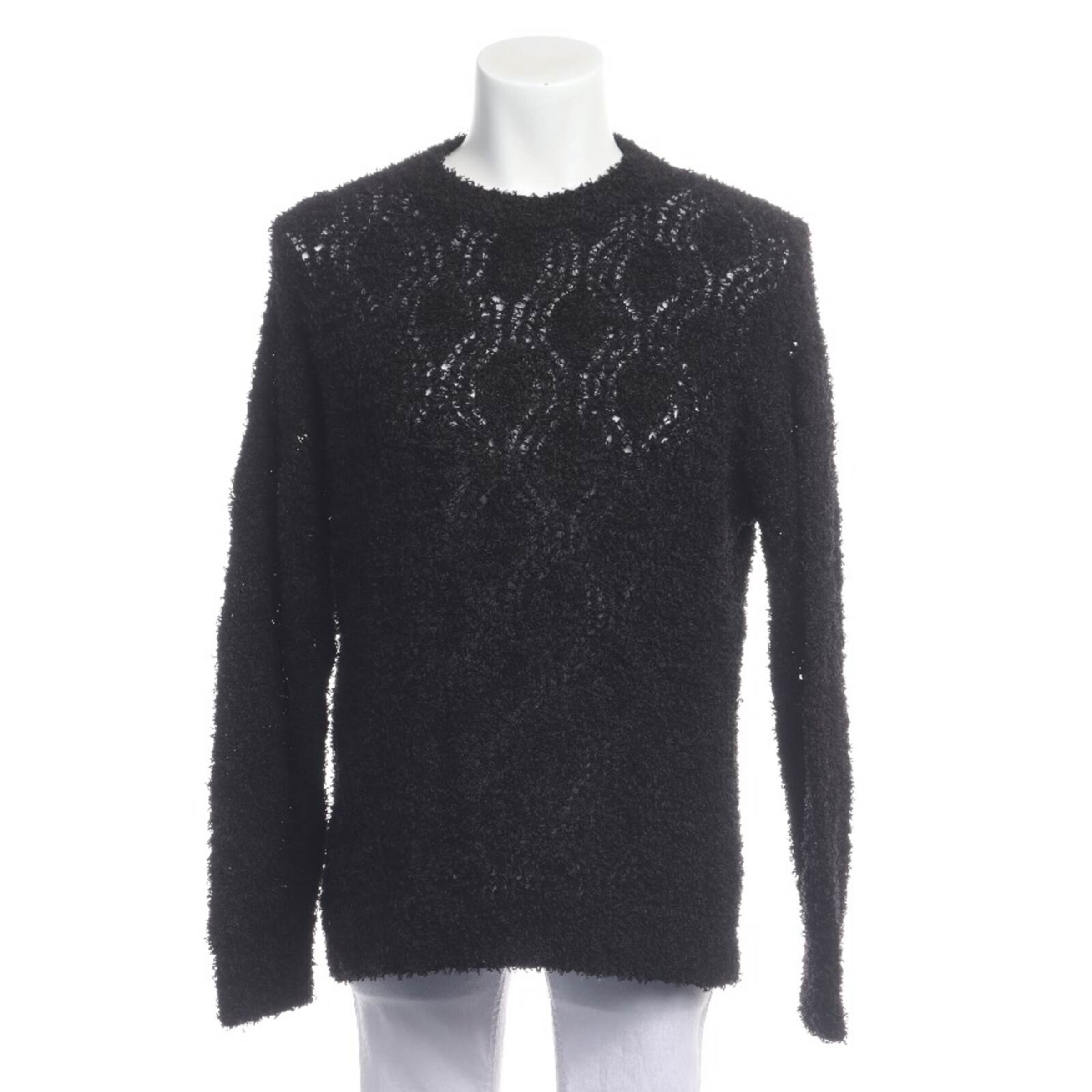 Brunello Cucinelli Pullover / Strickjacke L in Schwarz: Vorderseite