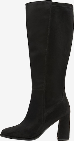 Cizme de la Lipsy pe negru: față