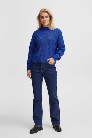 PULZ Jeans Pullover 'Iris ' in Blau