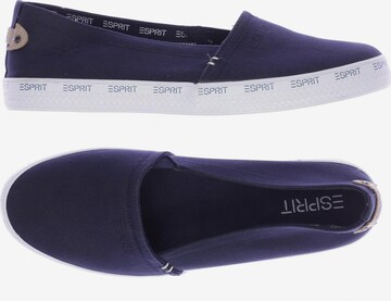 ESPRIT Flats & Loafers in 39,5 in Blue: front