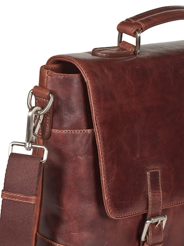 Howard London - Maletín 'Howard Briefcase James Brown' en marrón