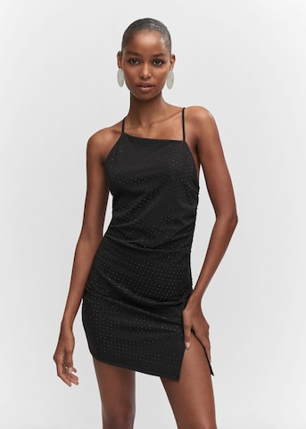 Robe 'KAREN' MANGO en noir : devant