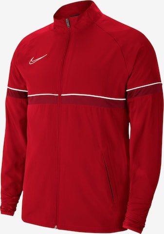 NIKE Sportjas 'Academy 21' in Rood: voorkant