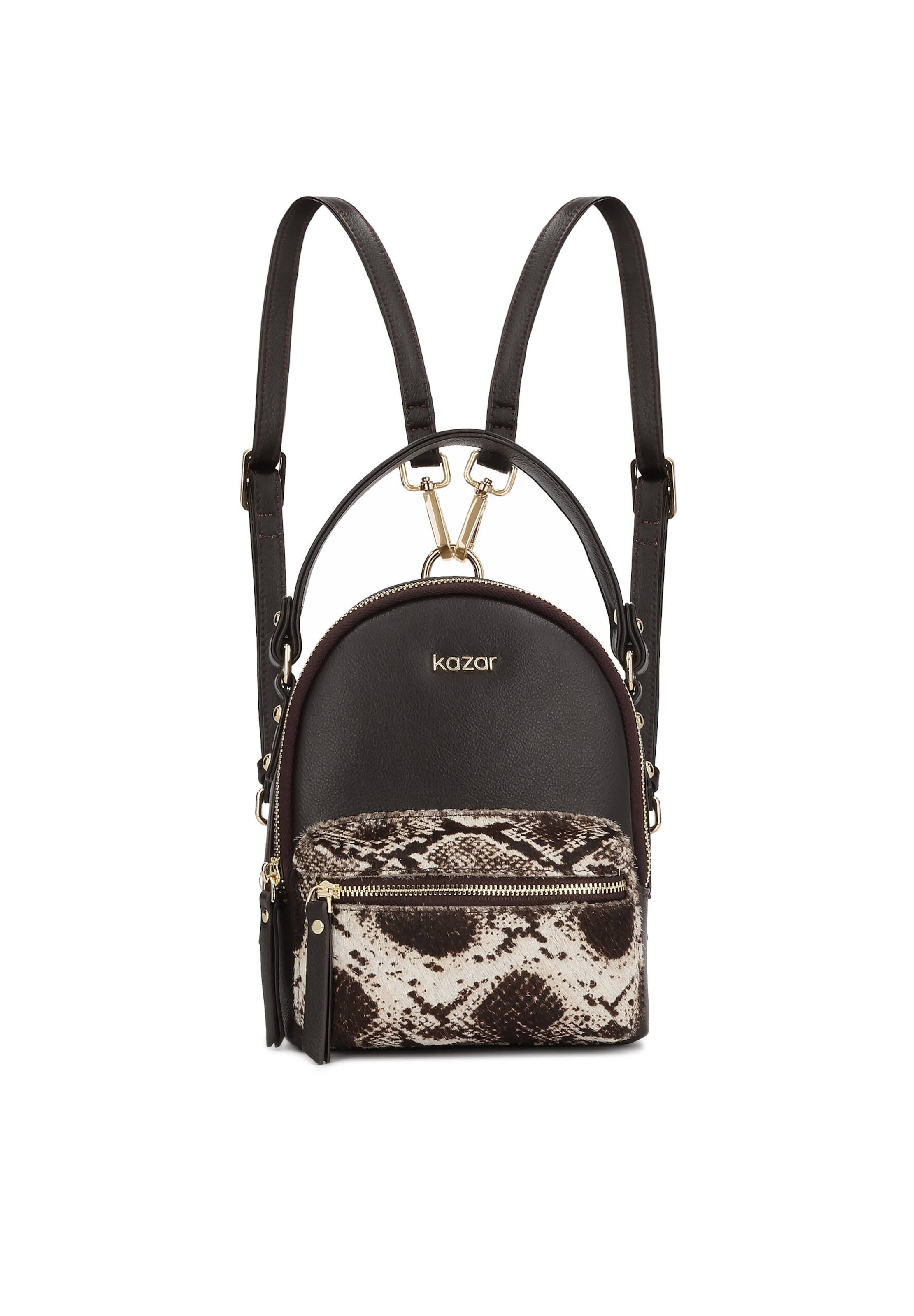 Kazar Hátizsák - fekete: elől