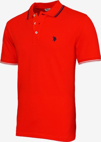 U.S. POLO ASSN. Poloshirt 'Barney' in Rot