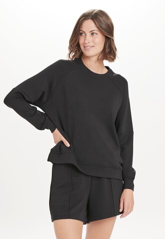 Athlecia Sports sweatshirt 'Jacey' in Black: front