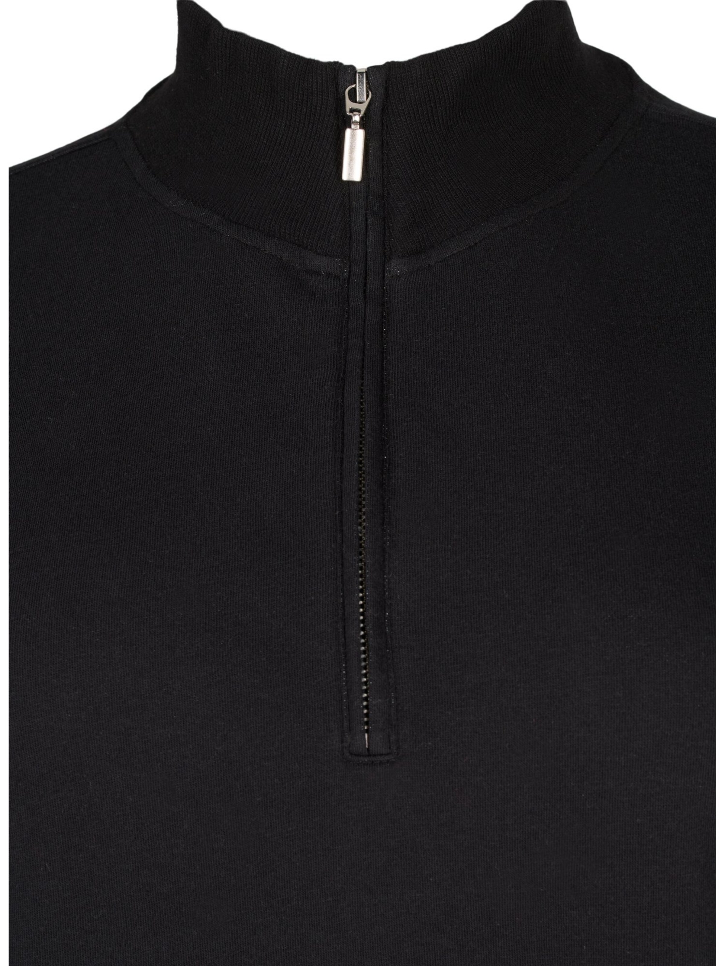 Zizzi Mikina 'MCHARLINE' - Čierna