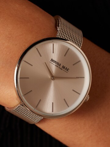 Montre à affichage analogique 'Masche' Lucardi en argent