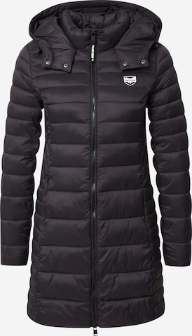 Lake View Between-Seasons Coat 'Philine' in Black: front