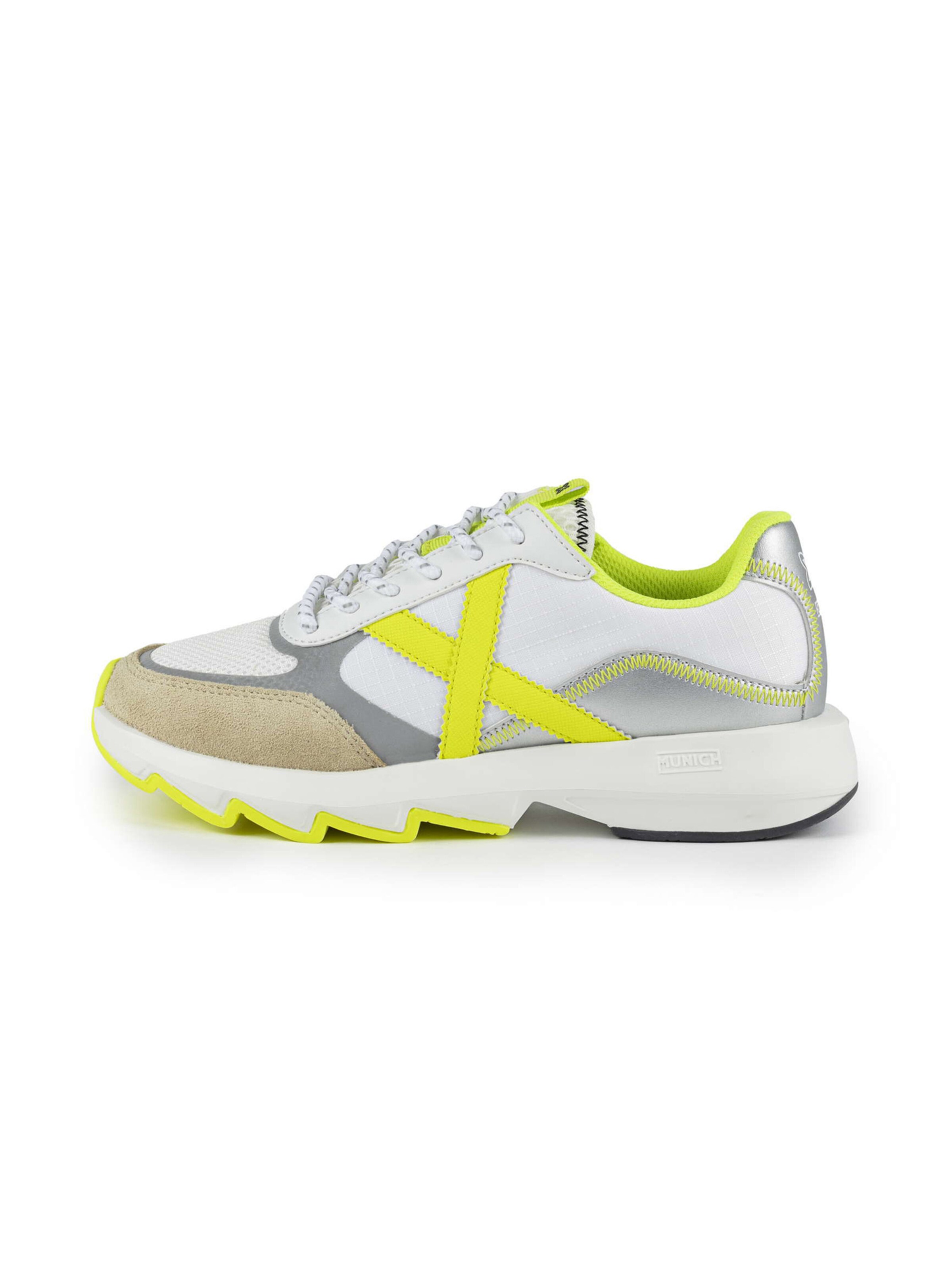MUNICH Sneaker low 'READY' i creme / gul / grå / hvid, Produktvisning