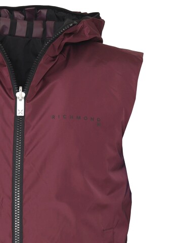 John Richmond Between-season jacket 'Puffer Vest' in Purple