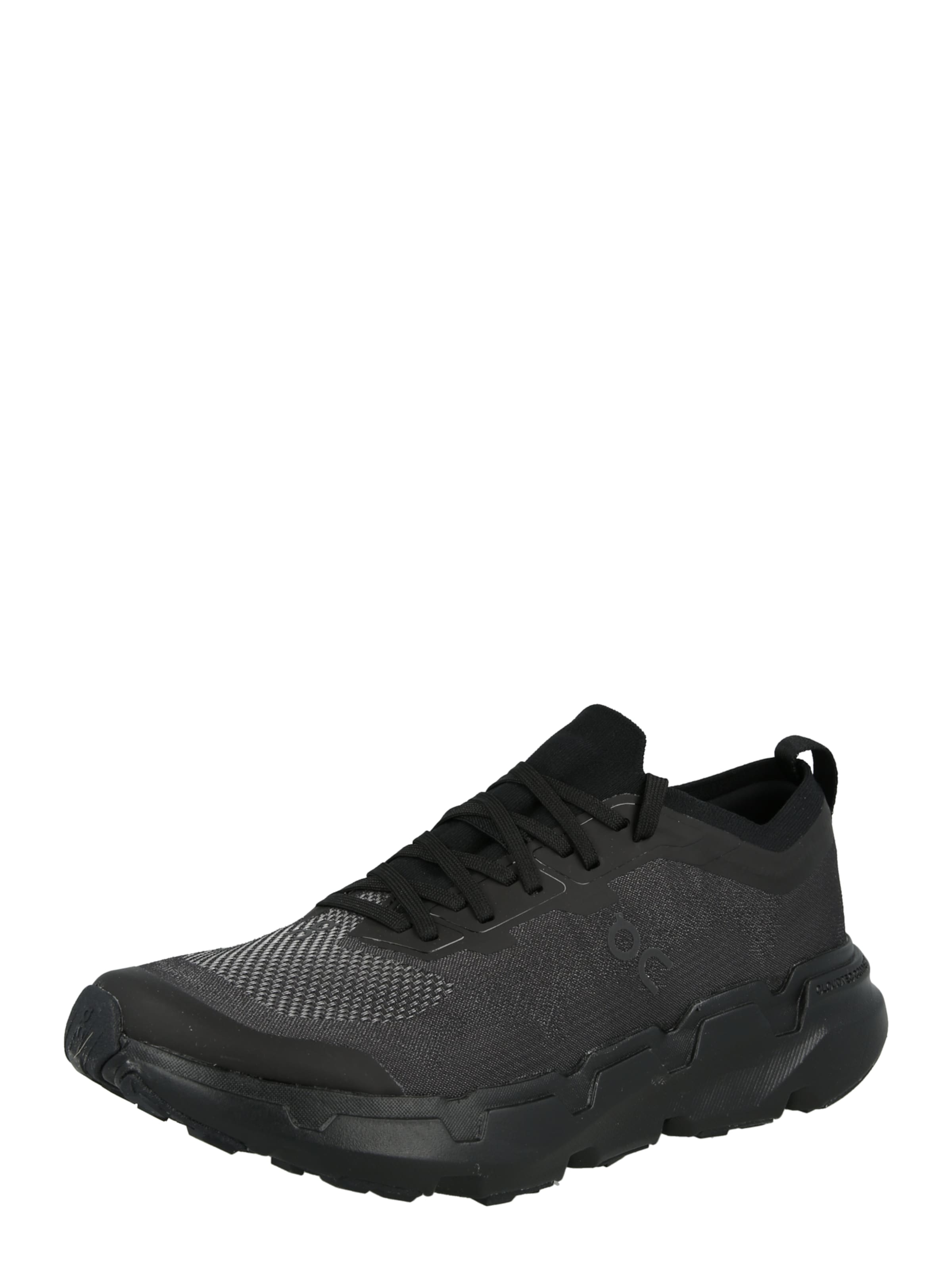 On Running Shoes in Black: front