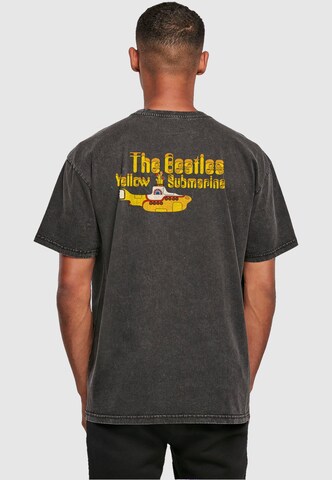 Merchcode Shirt 'Yellow Submarine - Monster No.6' in Zwart: voorkant