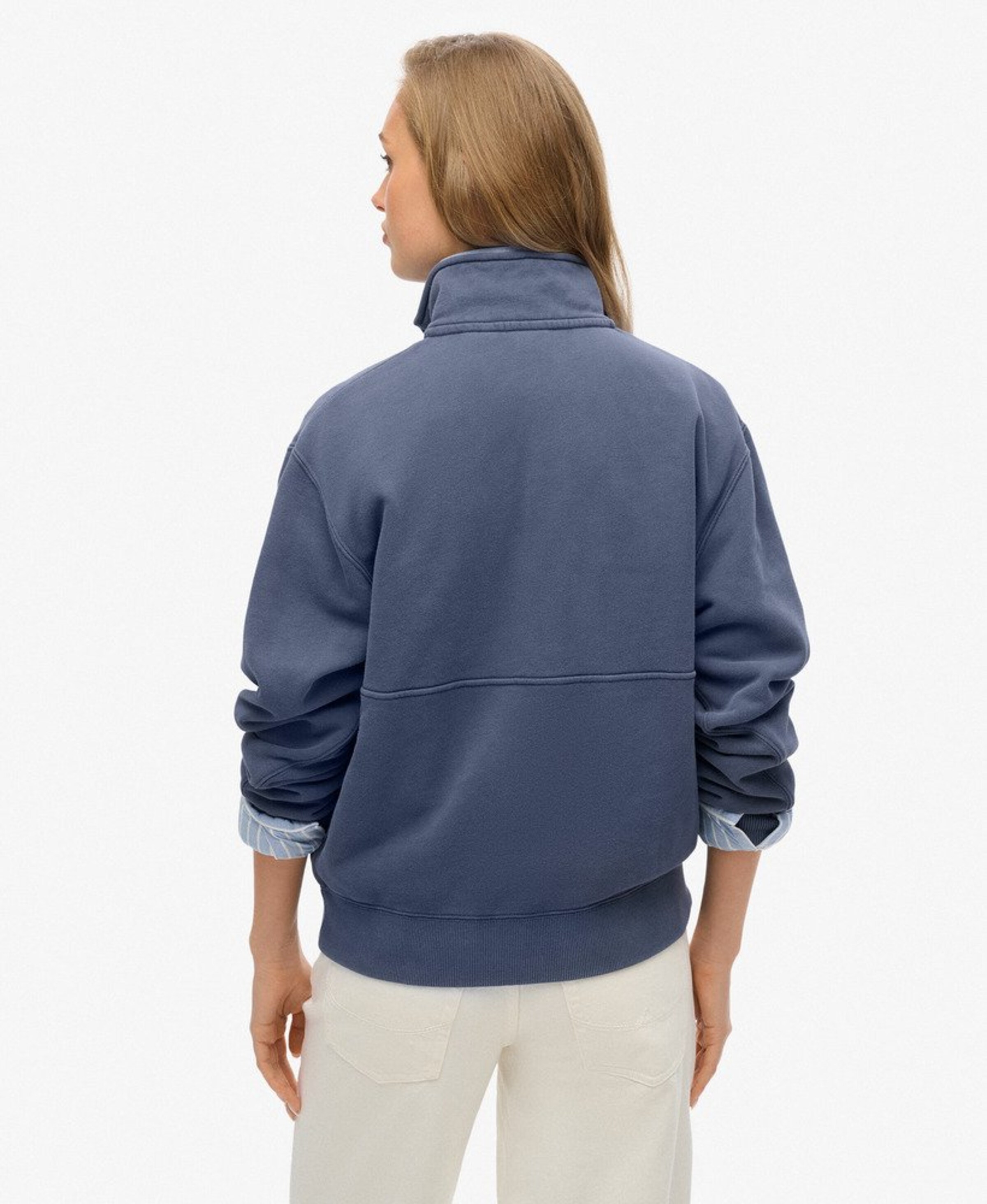 Superdry Sweatshirt 'Essential' in Blauw