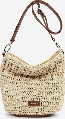 Suri Frey Skuldertaske ' SFY Marley ' i beige: forside