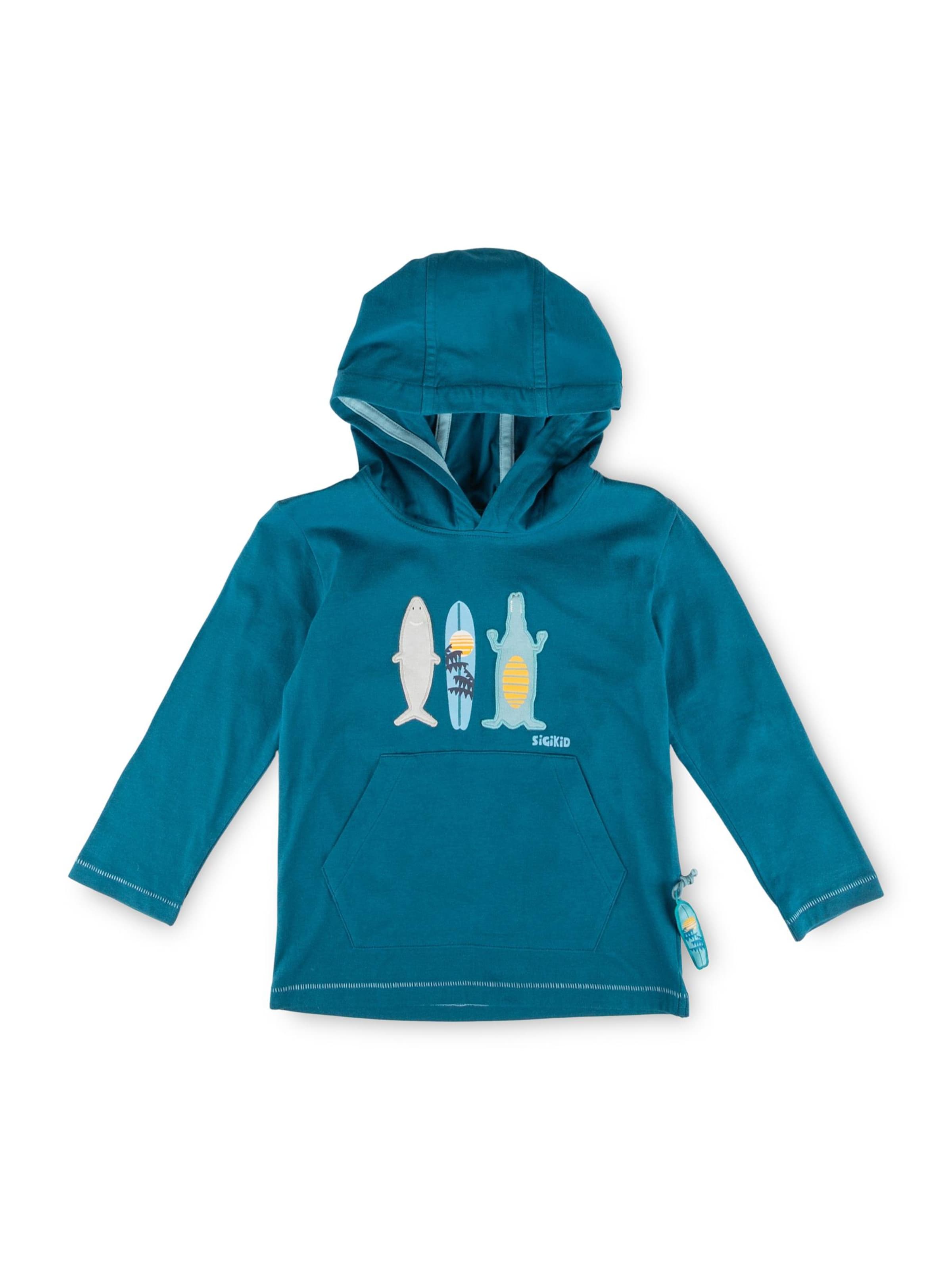 SIGIKID Shirt 'Langarmshirt Blue & Bright' in Green: front