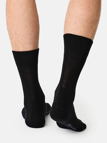 Nur Der Socken 'Weich & Haltbar' in Schwarz