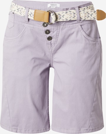 Regular Pantalon Sublevel en violet : devant