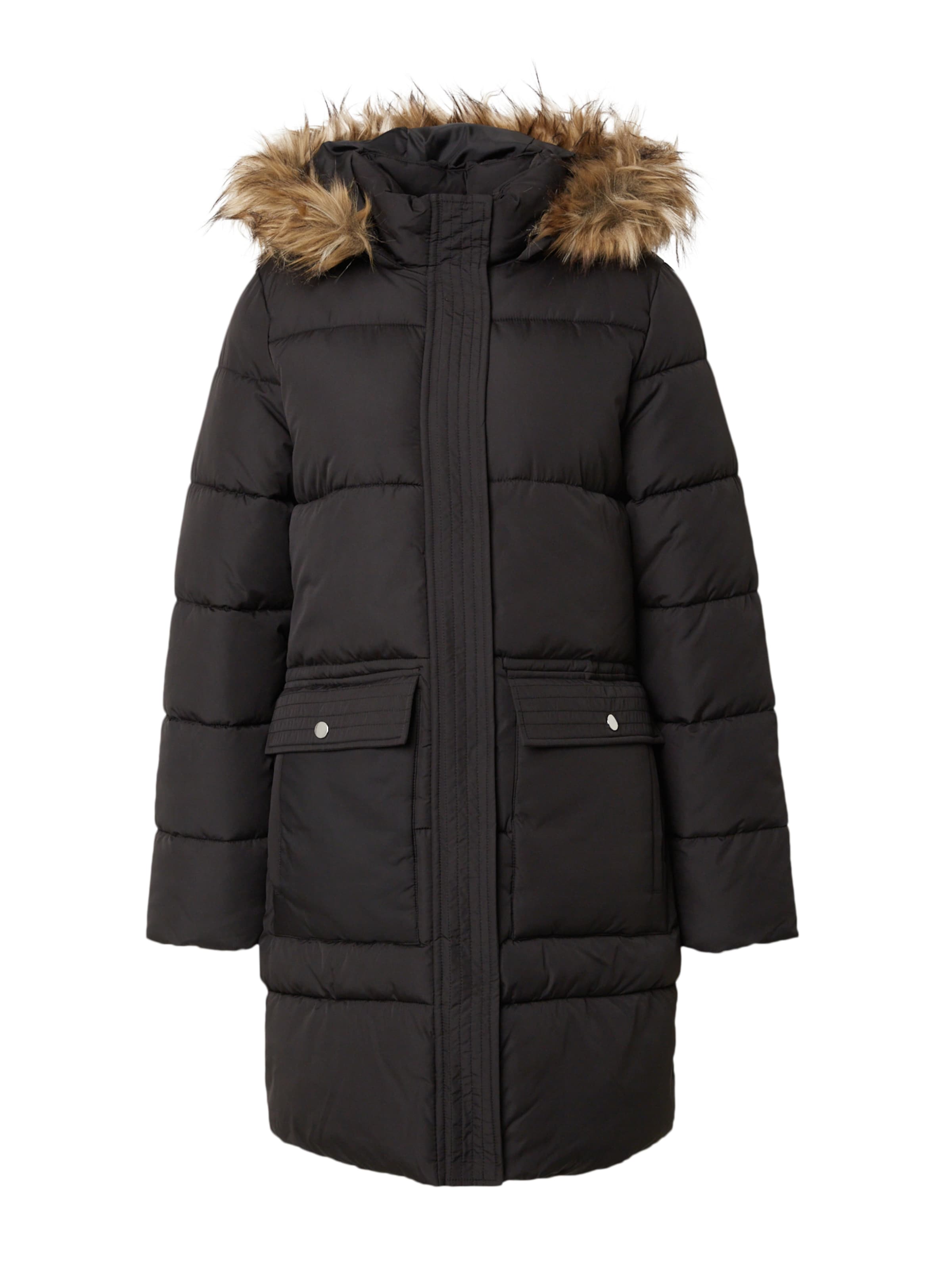 Oasis Vinterfrakke i sort: forside