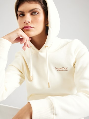 Superdry Sweatshirt 'Essential' i hvid