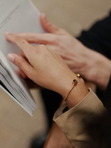 Les Reines Armband 'Topaz Eclipse' i guld