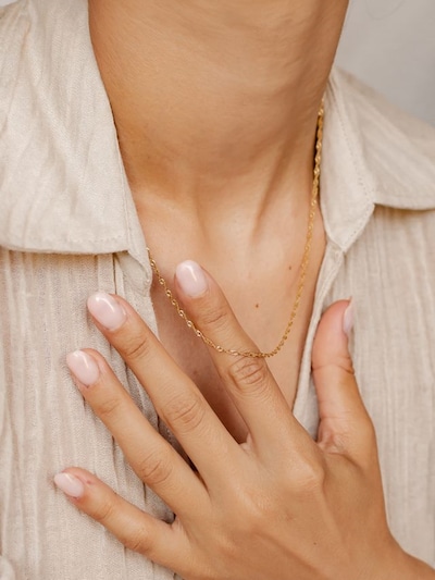 Hey Happiness Kette 'Lumina Long'‌‌‌‌‌ in gold, Produktansicht