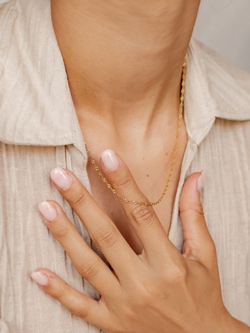 Collana 'Lumina Long' di Hey Happiness in oro: frontale