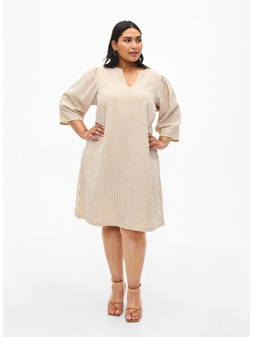 Zizzi Kleid in Braun