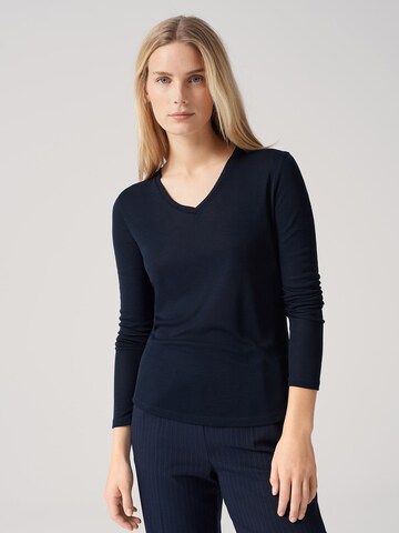Someday Shirt 'Klaire' in Blau: Vorderseite