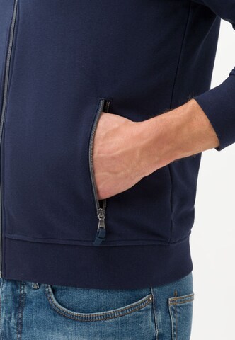 BRAX Sweatjacke 'San Diego' in Blau