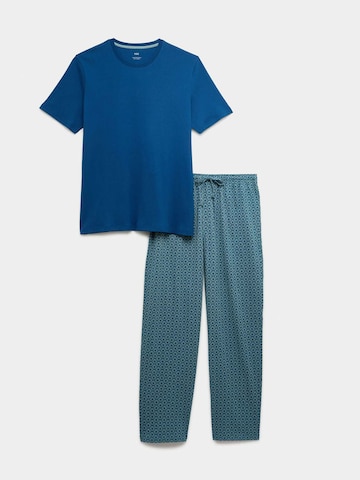Marks & Spencer Pyjama lang in Blauw