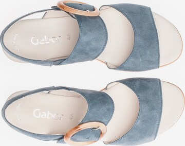 GABOR Sandale in Blau
