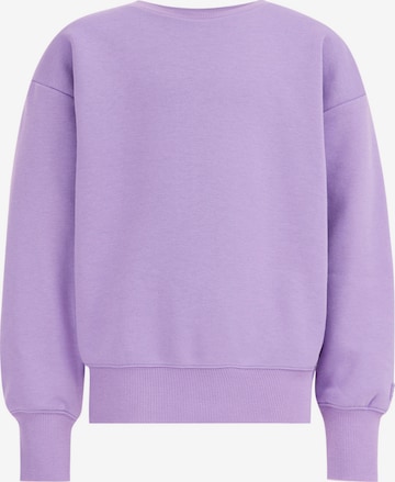 WE Fashion Sweatshirt 'Meisjes' i lilla: forside
