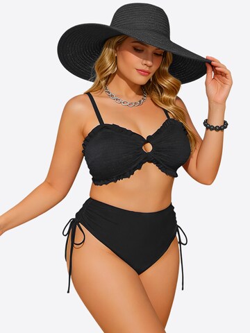 Magicshe Bralette Bikini in Black
