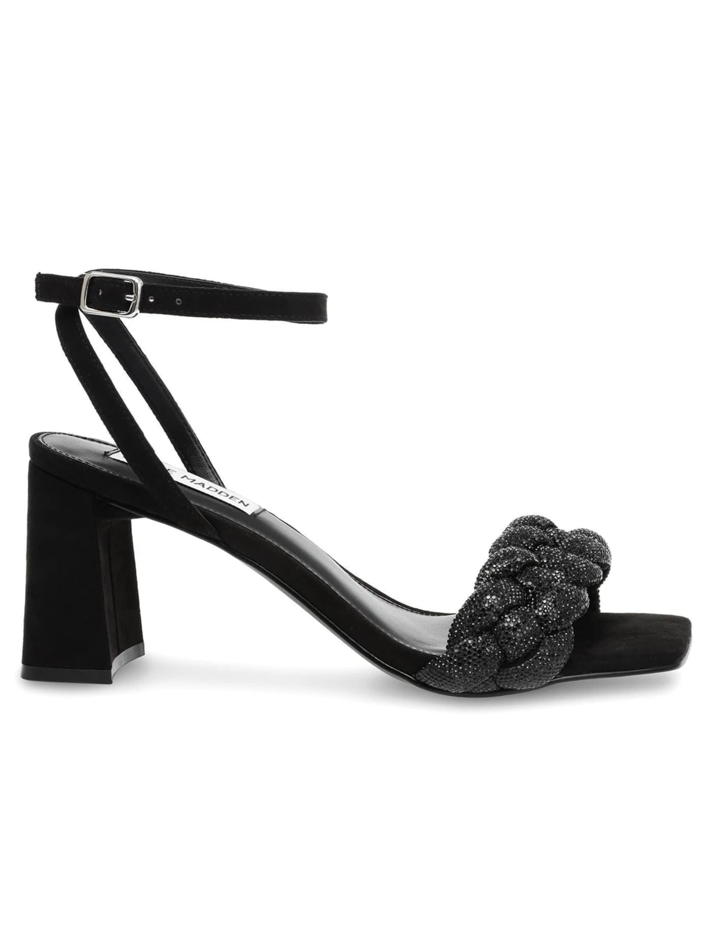 Sandalo 'W' Lidia Black / Crystal Sandals' di STEVE MADDEN in nero