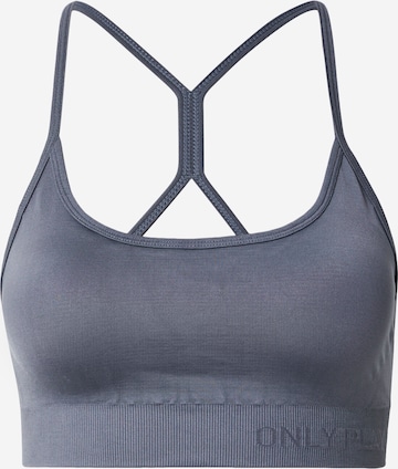ONLY PLAY Sport-BH 'ONPDEFY-2' in Grau: Vorderseite