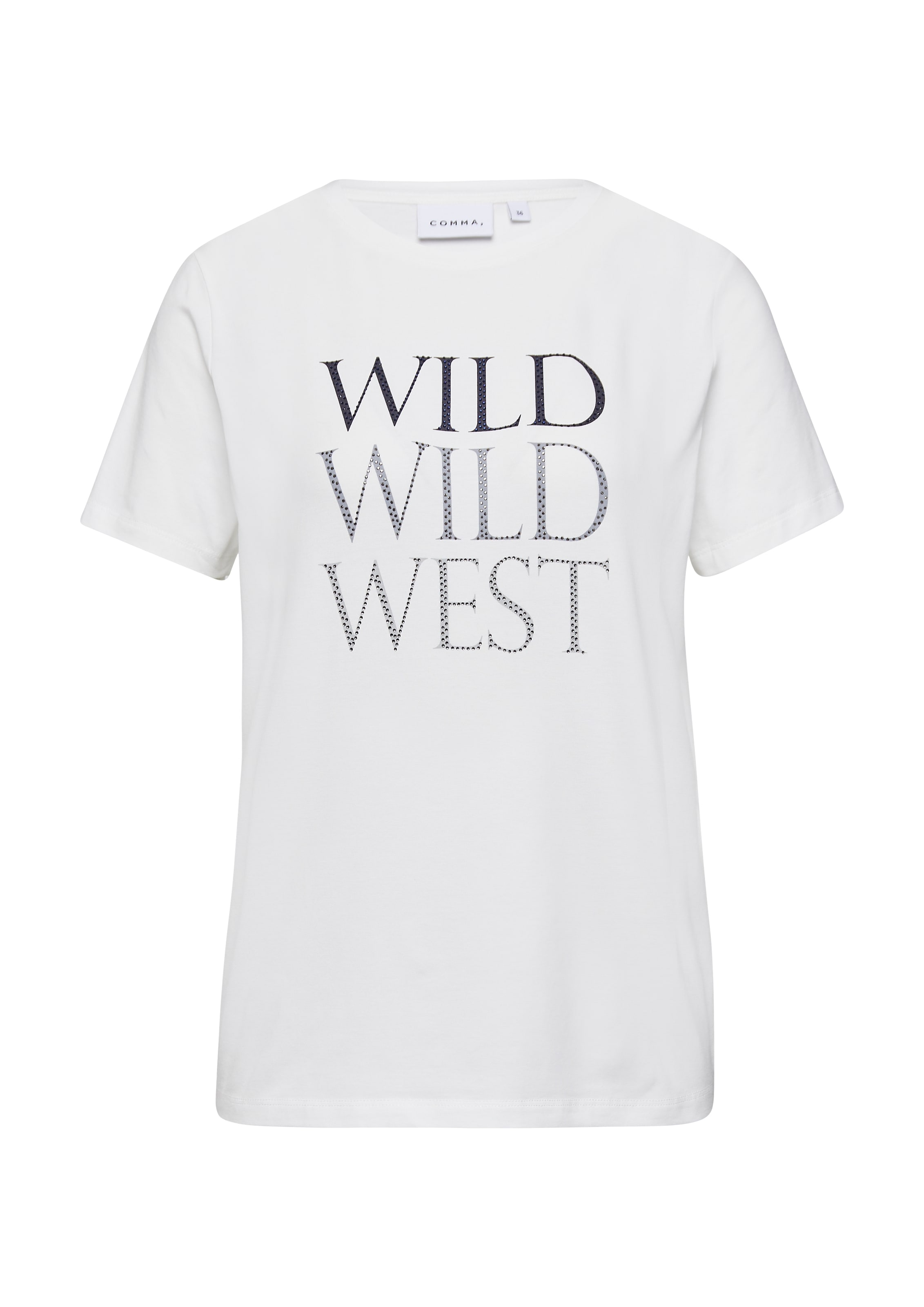 COMMA Футболка в Белый: спереди