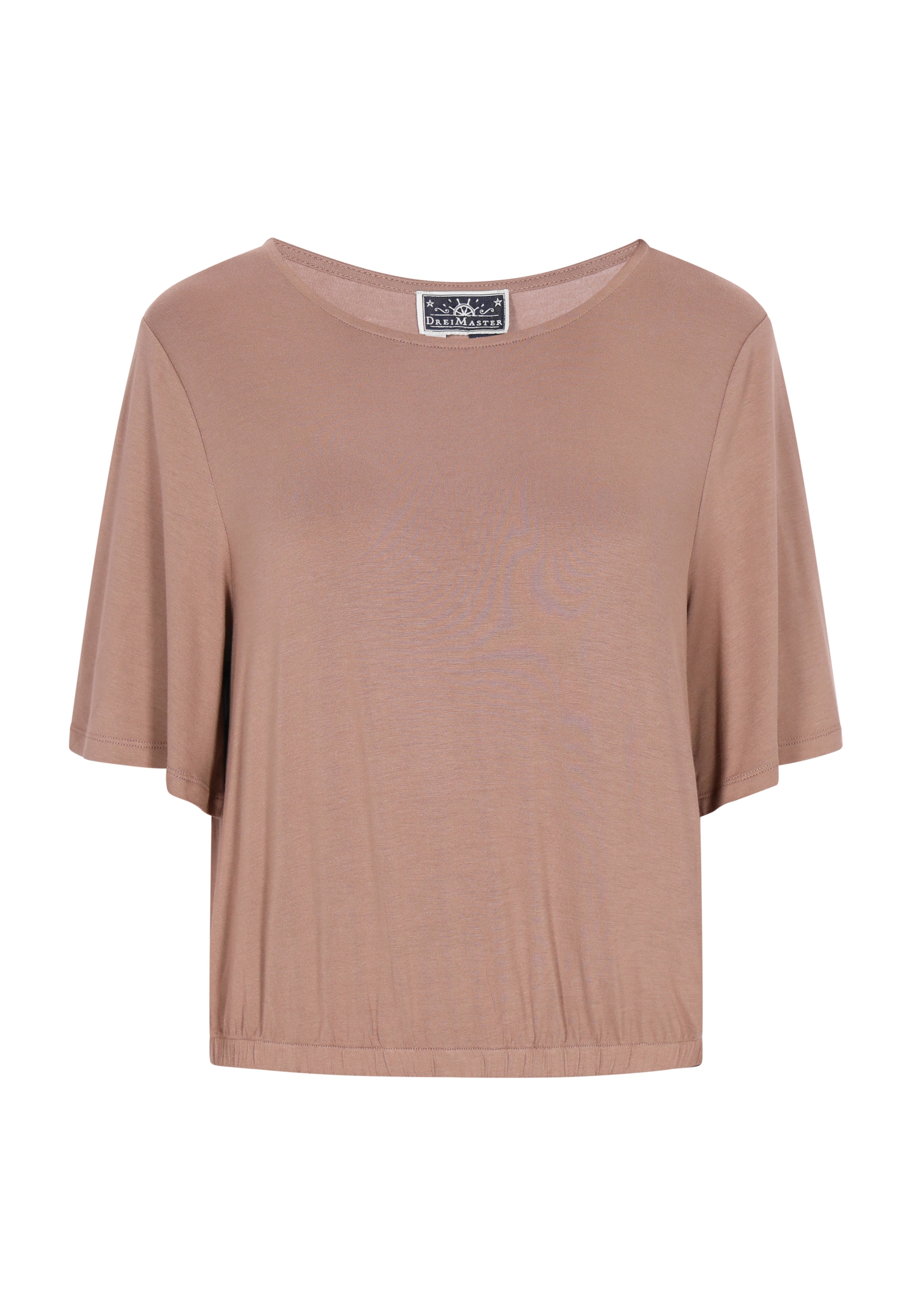 DreiMaster Maritim T-Shirt 'Everyday Fashion' in Beige: Vorderseite