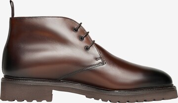 Henry Stevens Lace-Up Boots ' Winston ' in Brown