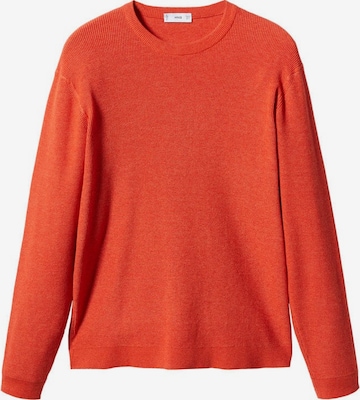 MANGO MAN Sweater 'Antigua' in Orange: front