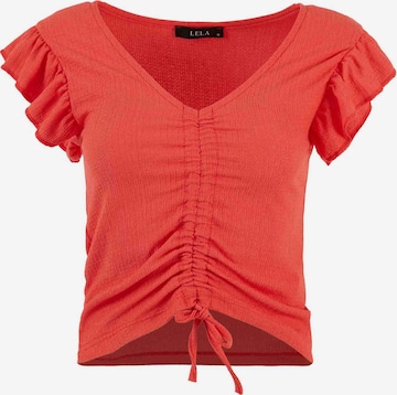 LELA Shirt in Red: front