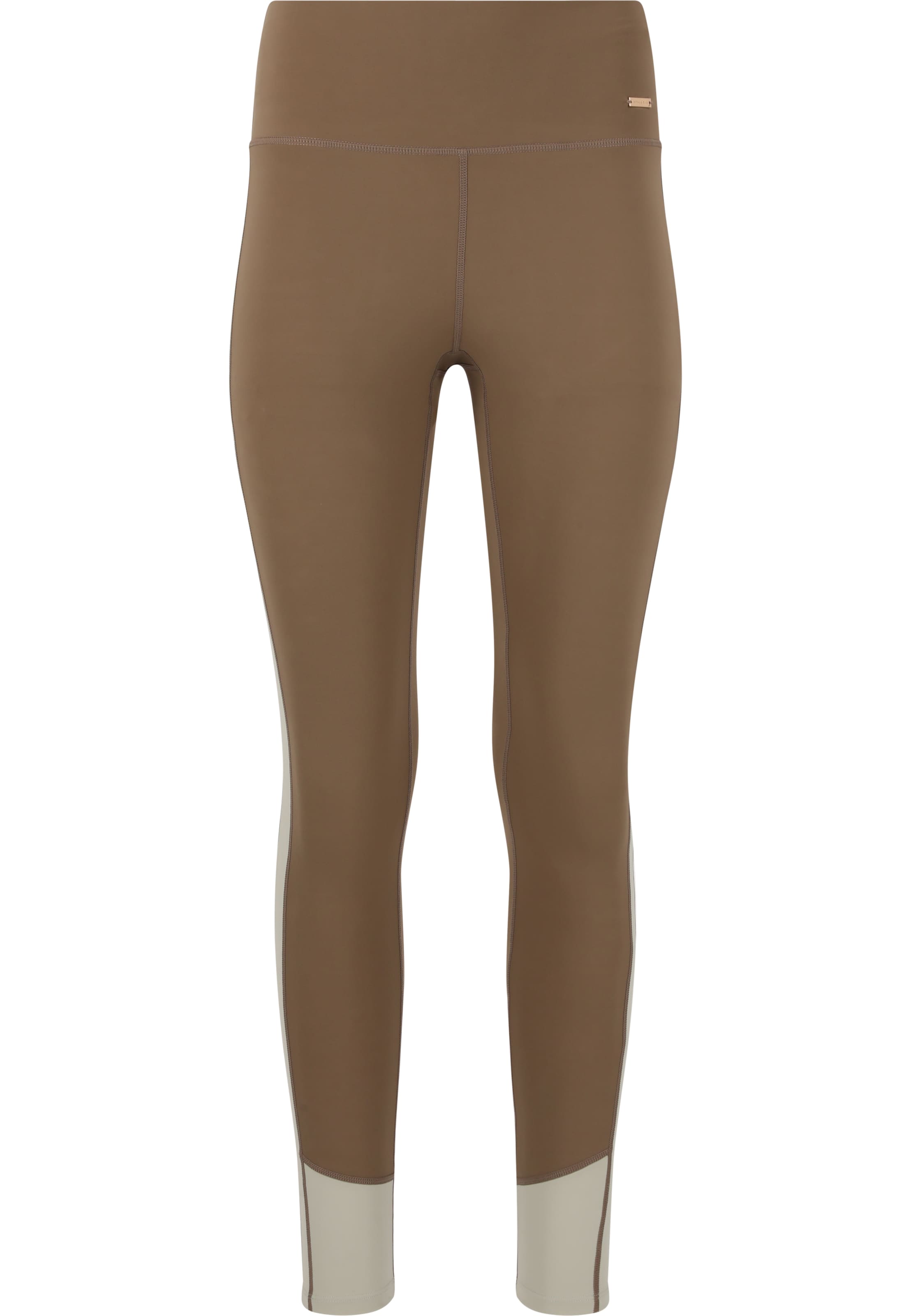 Athlecia Skinny Sports trousers 'Aspasia' in Brown: front
