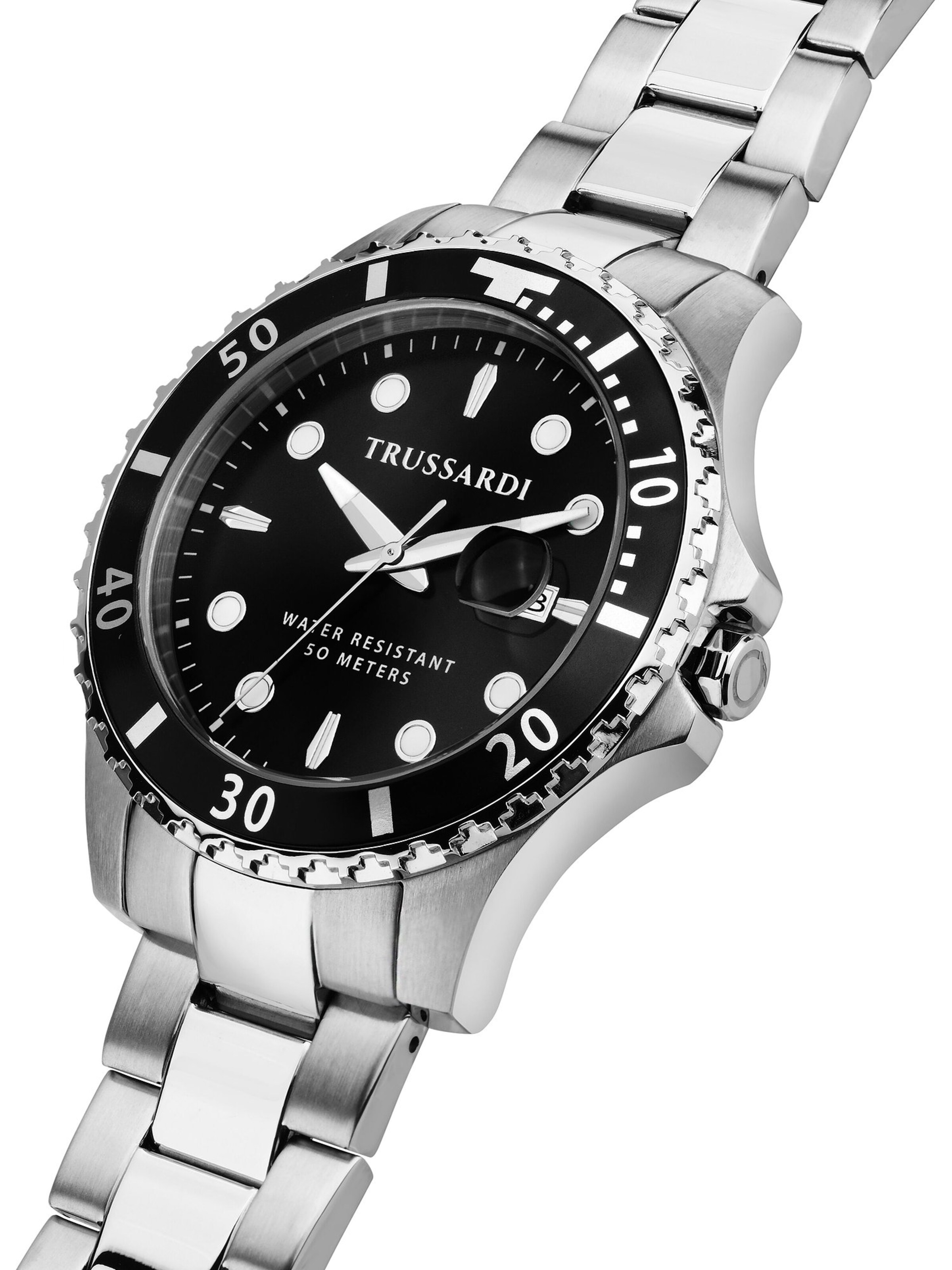 Trussardi Analog Watch in Silver