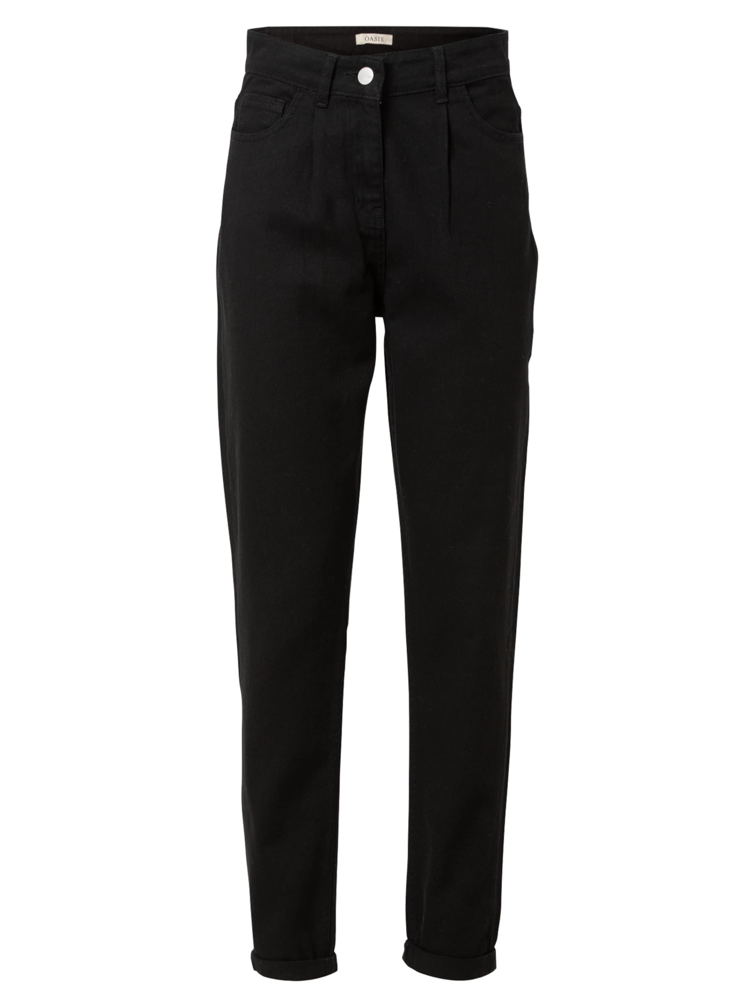 Oasis Zúžený Džíny – černá: přední strana