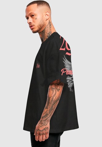 2Y Studios T-Shirt 'Peace Love Mercy' in Schwarz