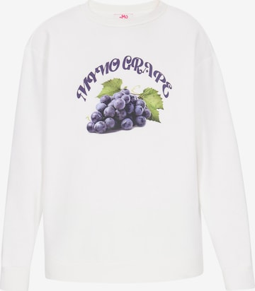 Sweat-shirt MYMO en blanc : devant