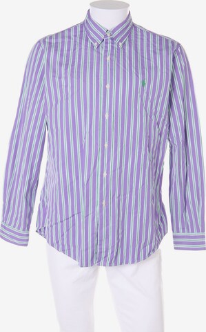 Polo Ralph Lauren Button Up Shirt in L in Purple: front